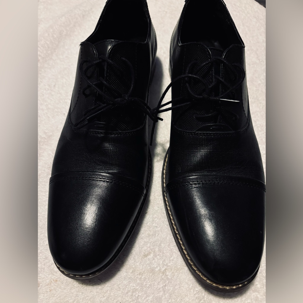 Brand New Mens Leather Dress Shoes By Steve Madden  Size 12  Box 77